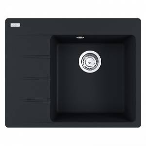 Мойка с сифоном гранит CNG 611-62 TL черный матовый, левая (в/у) Franke (114.0630.450) | viyar.ua Мойка с сифоном гранит CNG 611-62 TL черный матовый, левая (в/у) Franke (114.0630.450)