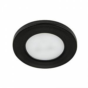 LED-світильник Flat 220В,  4Вт,  4000K (Денне світло),  чорний мат