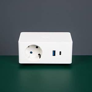 Versa Q Розеточный блок, 1 розетка + 2 USB (A + C) порта (5В, 3A), 110-220В, 16A, IP20, белый мат ( 06037F00004) | viyar.ua Versa Q Розеточный блок, 1 розетка + 2 USB (A + C) порта (5В, 3A), 110-220В, 16A, IP20, белый мат ( 06037F00004)