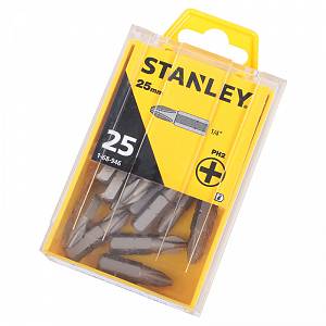Біти Ph2, 25мм, 1 шт. 1-68-946 Stanley | viyar.ua Біти Ph2, 25мм, 1 шт. 1-68-946 Stanley