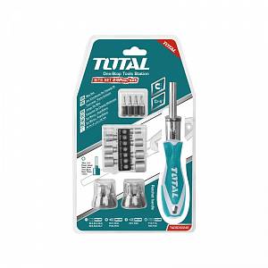 Набор TOTAL TACSD30246 бит, головок, отверток, 24шт. | viyar.ua Набор TOTAL TACSD30246 бит, головок, отверток, 24шт.