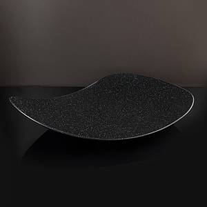 Декоративная тарелка (акриловый камень Montelli 944 Etna) 320х280мм