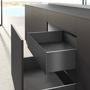 Комплект внутреннего ящика AvanTech YOU Q L=350 H=187 антрацит Hettich | viyar.ua Комплект внутреннего ящика AvanTech YOU Q L=350 H=187 антрацит Hettich