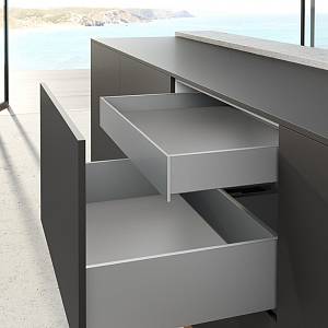 Комплект внутреннего ящика AvanTech YOU A L=400 H=101 серебро Hettich | viyar.ua Комплект внутреннего ящика AvanTech YOU A L=400 H=101 серебро Hettich