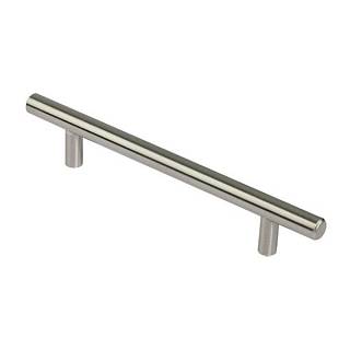 Ручка релинговая RE 1007/128 (DR 10/128 G8) монолит Ø 12 никель полированный