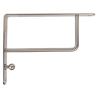 Консоль металл 195x250 прямоугольная,  max 20кг,  никель