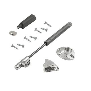 К-т KRABY P2О аморт-р газ./фрикц-е открытие вверх,  L244 N90, Italiana Ferramenta,  для ДСП/МДФ