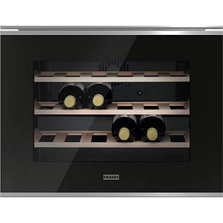 Холодильник для вина FMY 24 WCR XS нерж. сталь/чорне скло,  24 пляшки Franke (131.0669.345)