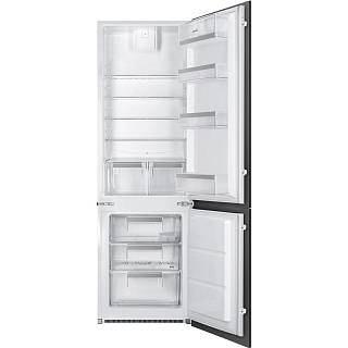 Вбудований комбінований холодильник 60см C81721F Smeg