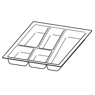 Организация OrgaTray 740 белая,  пластик L=500 W=400 AvanTech YOU (9302743) Hettich