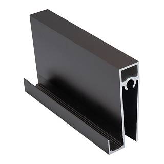 Профиль горизонтальный нижний Compact темная бронза