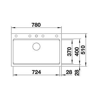 Мойка ETAGON 8 SILGRANIT вулканический серый BLANCO (527262)