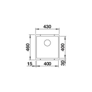 Мийка ROTAN 400-U SILGRANIT (мпс.) кава BLANCO (521337)
