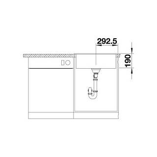 Мойка LEGRA 6 SILGRANIT кофе BLANCO (523337)