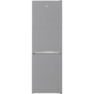 Холодильник із нижньою морозильною камерою 60см сріблястий RCNA420SX Beko