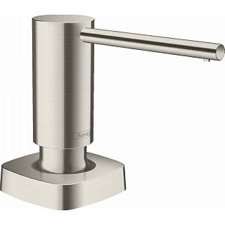 Дозатор для моющих средств A71 500мл стальной Hansgrohe (40468800)