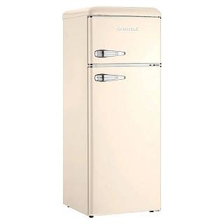 Холодильник з верхньою морозильною камерою FR27SM-PRC30F бежевий Snaige