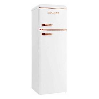 Холодильник з верхньою морозильною камерою FR27SM-PROC0E білий-мідь Snaige