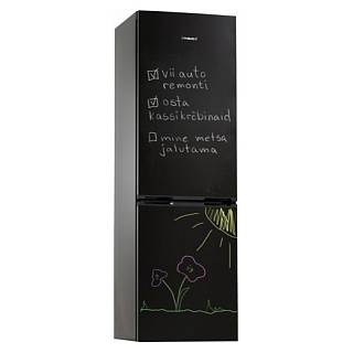 Холодильник з нижньою морозильною камерою RF56NG-P5JJNF чорний Snaige