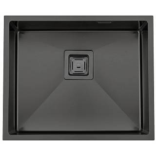 Мийка нерж. Quadro 53 Celldecor Nano Graphite (мпс) Fabiano