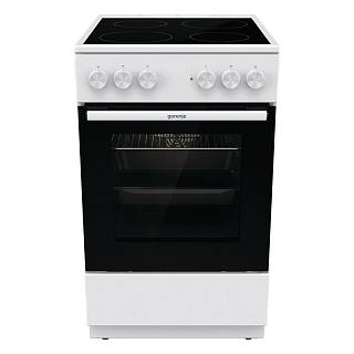 Плита электрическая стеклокерамическая GEC5A41WG белый Gorenje