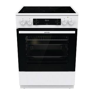 Плита електрична склокерамічна GECS6C70WC білий Gorenje