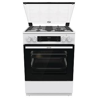 Плита комбинированная GKS6C70WA белый Gorenje