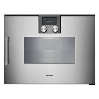 Компактный духовой шкаф-пароварка BSP250111 правая нержавеющая сталь GAGGENAU