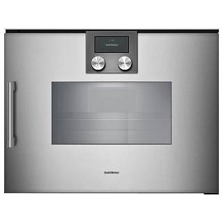 Компактный духовой шкаф-пароварка BSP260111 правая нержавеющая сталь GAGGENAU