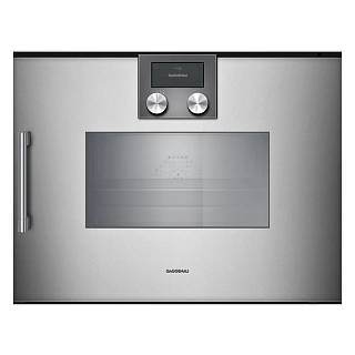 Компактный духовой шкаф-пароварка BSP270111 правая нержавеющая сталь GAGGENAU