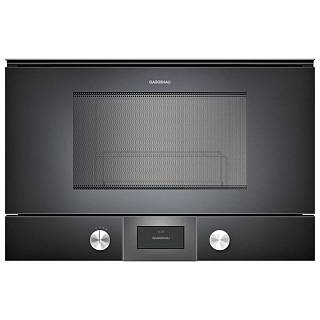 Встраиваемая микроволновая печь BMP224100 правая антрацит GAGGENAU