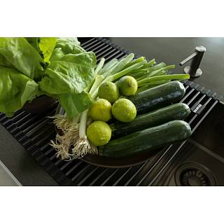 Килимок Rollmat з логотипом,  нержавіюча сталь F-Inox anthracite (антрацит) 468x440 мм Franke (112.06