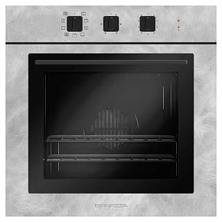 Духовой шкаф UNIQUE ADVANCE 60см 1FUAM винтажный нерж. сталь/черный Barazza