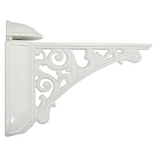 Полкодержатель Marella D 42430.125,  нагрузка 20 кг белый