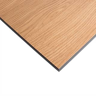 Компакт-плитп FUNDERMAX HPL (Fine Hammer) 0048 FH Cognac Oak / черное ядро ​​2040x640x12
