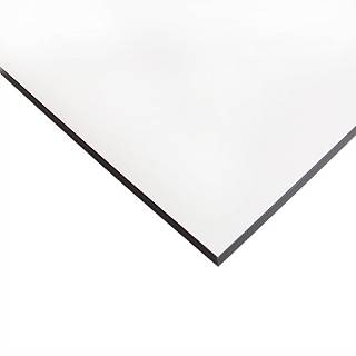 Компакт-плита FUNDERMAX HPL (Fine Hammer) 0085 FH White Білий / чорне ядро 2040x1300x12