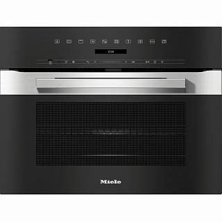 Компактна духова шафа з НВЧ H 7240 BM Clean steel Miele