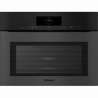 Компактна духова шафа з НВЧ H 7840 BMX чорний обсидіан матовий Miele