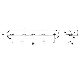 Ручка Ferro Fiori M 0734.600 черный браш