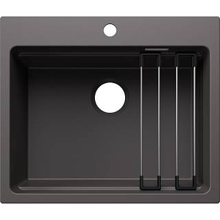 Мийка ETAGON 6 SILGRANIT (врізна) темна скеля BLANCO (527750)