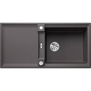 Мийка ADIRA XL 6 S SILGRANIT (врізна) темна скеля BLANCO (527619)