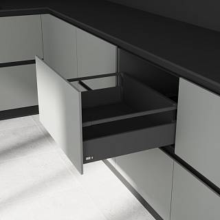 Комплект для ящика Muller Box profi line 3D L=500 Н=95 (+1 рейлинг) антрацит