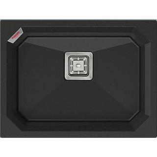 Мийка граніт Crystal 61x46 Antracit Fabiano