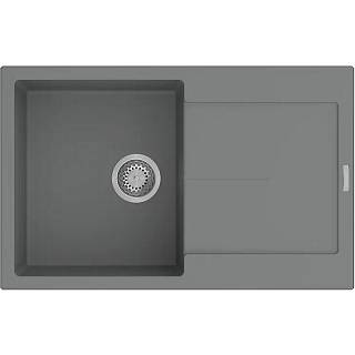 Мийка граніт Navio 79x50 Grey Metallic Fabiano