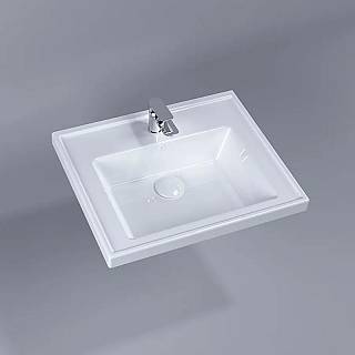 Умывальник накладной New Line 55х45 см,  белый Quarter Bath (70LN21055)