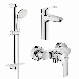 Набор смесителей для ванны Eurosmart + New Tempesta 100,  хром Grohe (UA123244M0)