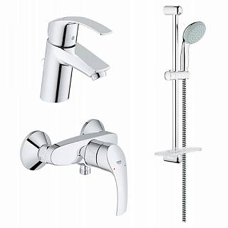 Набір змішувачів для душу Eurosmart,  хром Grohe (123244 S)