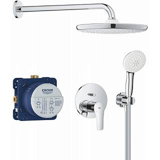 Душевая система скрытого монтажа Eurosmart из Tempesta 250,  хром Grohe (25288000)
