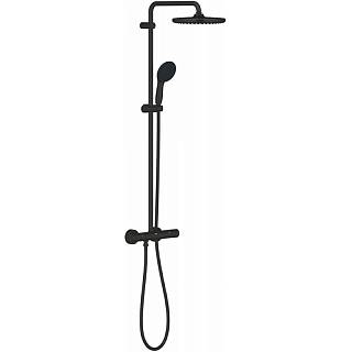Душова система Tempesta System 250 з термостатом,  чорний матовий Grohe (266702431)