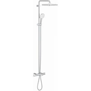 Душова система з термостатом Tempesta Cube 250,  хром Grohe (26691001)
